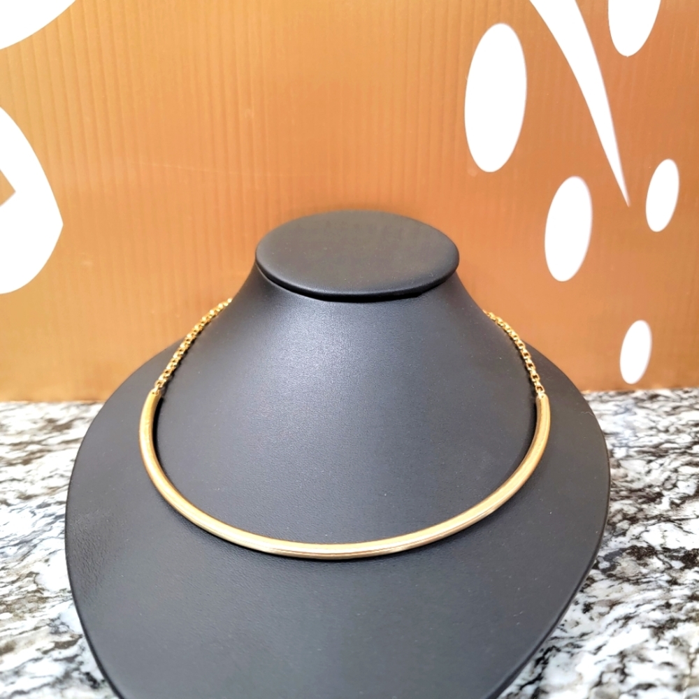 BRIGHTON RETIRED MONOGRAM CHOKER NECKLACE NWOT